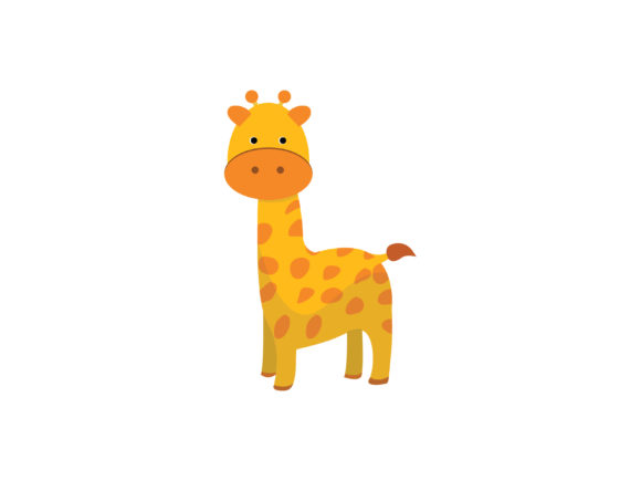 311-giraffe Animal Vector Illustration: A Versatile Design Asset