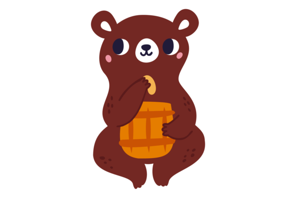 Bear Eat Honey Font: Crafting Whimsical Woodland Branding