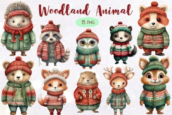 Bring the Forest Home: Christmas Woodland Animal Sublimation