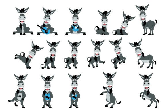 Charming Donkey Vectors: A Designer's Go-To Asset