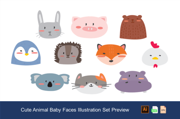 Cute Animal Baby Faces: A Designer's Guide to Whimsical Illustrations