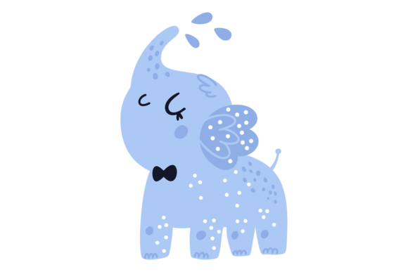 Cute Elephant Washing: A Playful Font for Whimsical Brands
