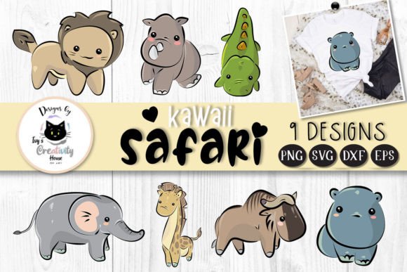 Cute Kawaii Animal Clipart | Safari SVG: Your Guide to Adorable Design
