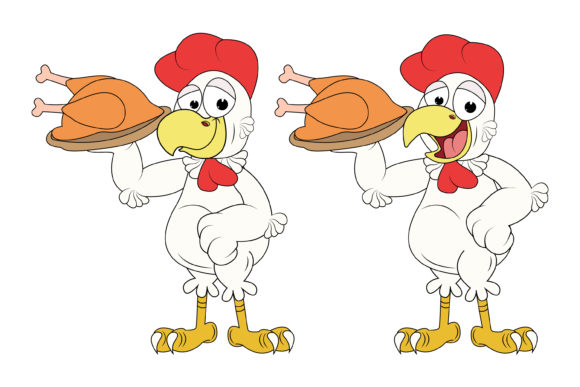 Cute Rooster Animal Cartoon: A Fresh Vector for Modern Projects