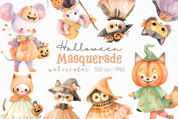 Halloween Animal Masquerade Watercolor: Beyond the Gimmick