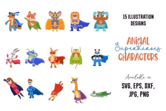 Unleash Your Brand's Potential with Animal Superhero Characters